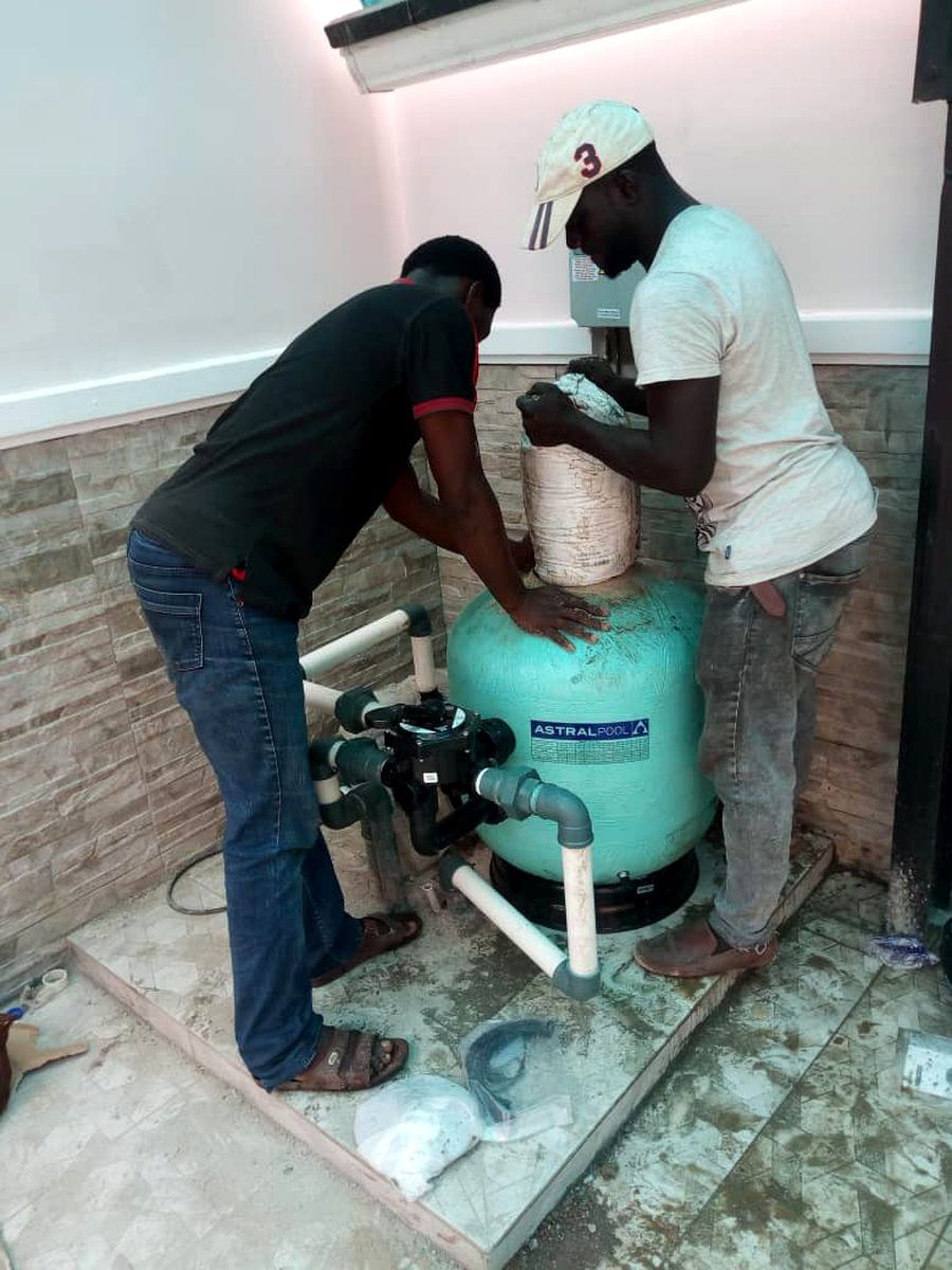 Plumbing & Rebar Stage by AquaCrystal Craft Ltd Nigeria